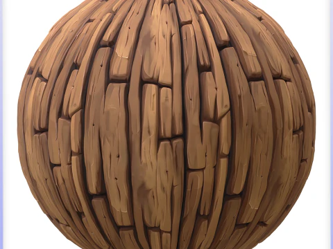 Stylized Wood Seamless Texture CG Textures