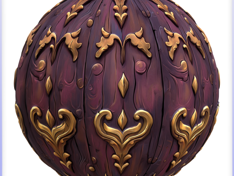 Stylized Wood Seamless Texture CG テクスチャ