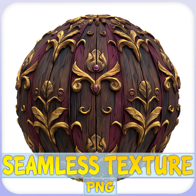 Stylized Wood Seamless Texture CG Textures .c4d .max .obj .3ds .fbx .stl .blend 