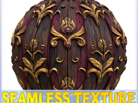 Stylized Wood Seamless Texture CG Textures