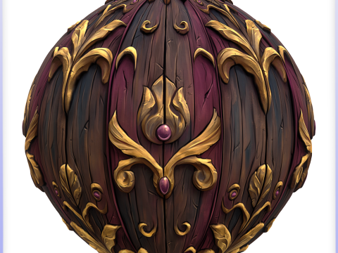 Stylized Wood Seamless Texture CG टेक्स्चर्स