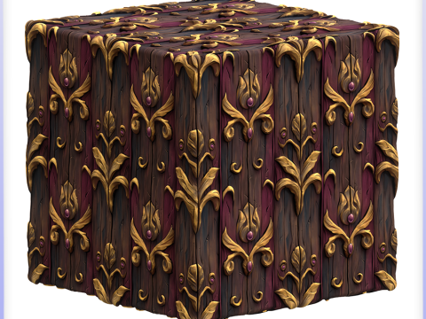 Stylized Wood Seamless Texture CG टेक्स्चर्स