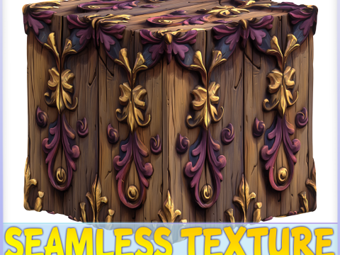 Stylized Wood Seamless Texture CG Textures