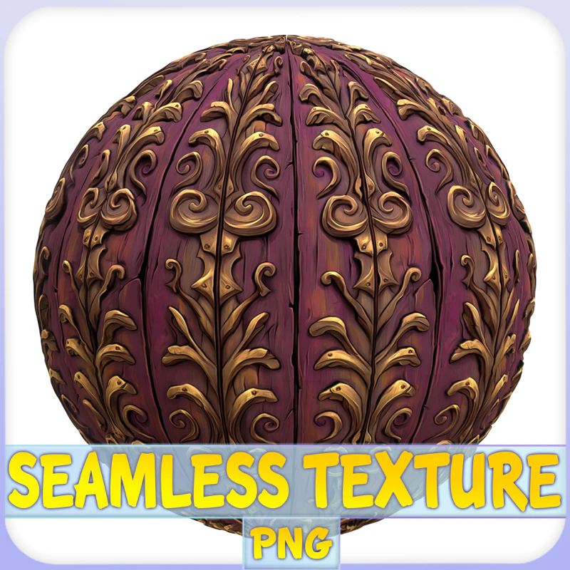 Stylized Wood Seamless Texture CG Textures .c4d .max .obj .3ds .fbx .stl .blend 