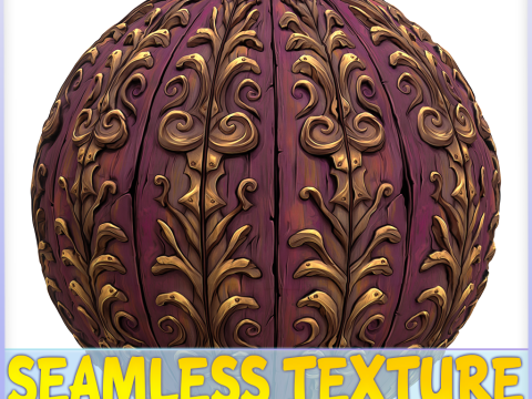 Stylized Wood Seamless Texture CG Текстуры
