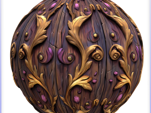 Stylized Wood Seamless Texture CG Tekstury