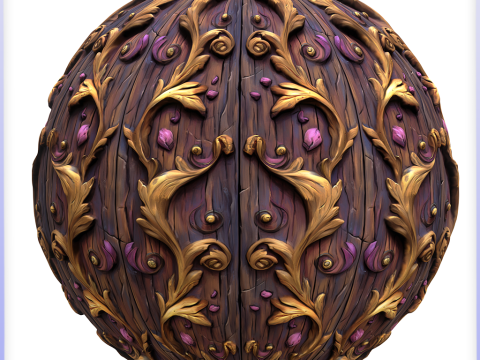 Stylized Wood Seamless Texture CG Tekstury