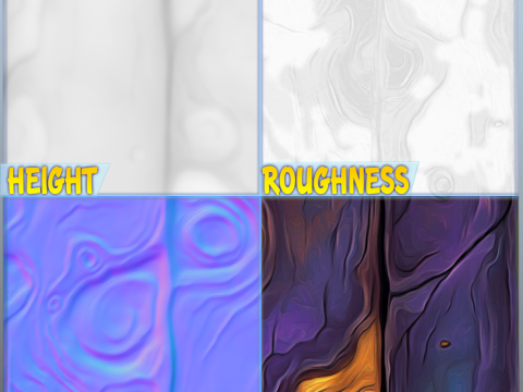Stylized Wood Seamless Texture CG टेक्स्चर्स