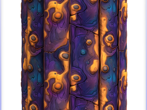 Stylized Wood Seamless Texture CG 텍스쳐