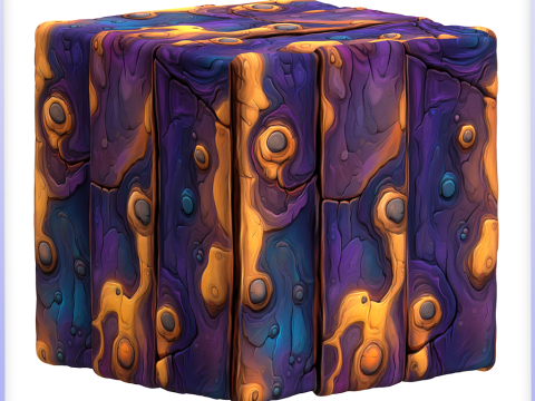 Stylized Wood Seamless Texture CG 텍스쳐