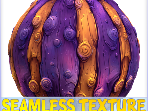 Stylized Wood Seamless Texture CG Tekstury
