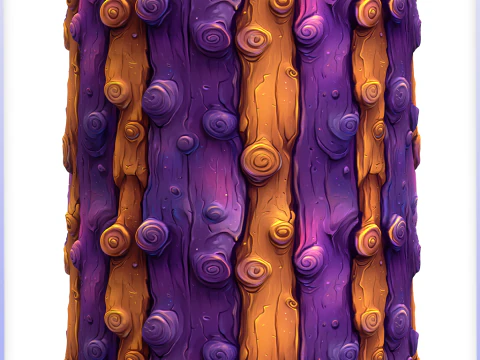 Stylized Wood Seamless Texture CG Textures