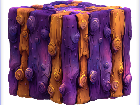 Stylized Wood Seamless Texture CG 텍스쳐