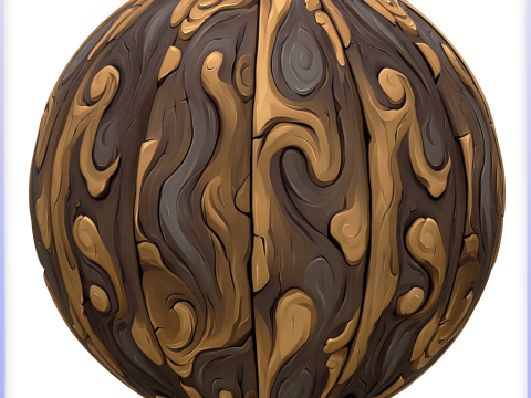 Stylized Wood Seamless Texture CG Textures
