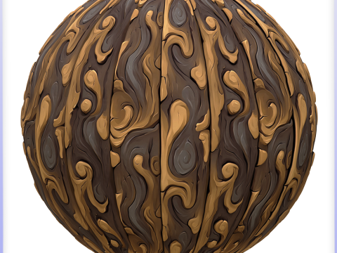 Stylized Wood Seamless Texture CG Textures