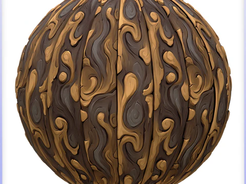 Stylized Wood Seamless Texture CG Textures