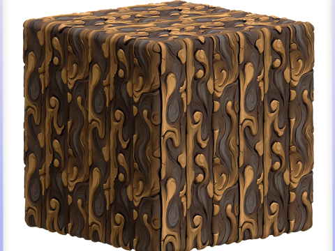 Stylized Wood Seamless Texture CG Textures