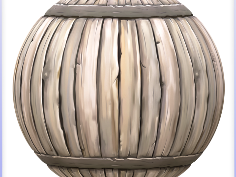 Stylized Wood Seamless Texture CG Текстури