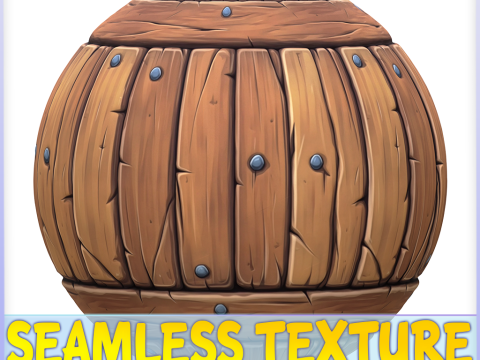 Stylized Wood Seamless Texture CG Textures