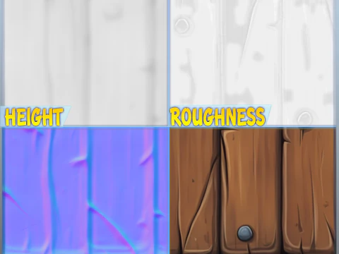 Stylized Wood Seamless Texture CG Textures