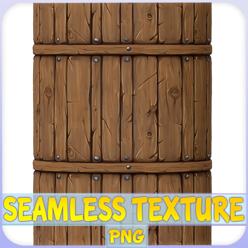 Stylized Wood Seamless Texture CG Textures .c4d .max .obj .3ds .fbx .stl .blend