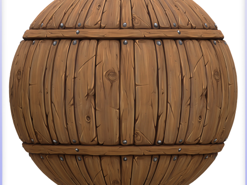 Stylized Wood Seamless Texture CG Textures