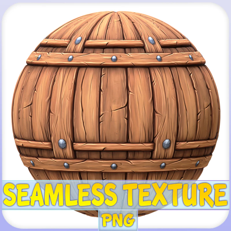 Stylized Wood Seamless Texture CG Textures .c4d .max .obj .3ds .fbx .stl .blend 