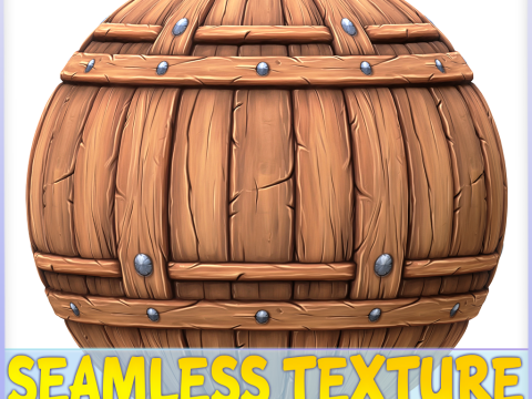 Stylized Wood Seamless Texture CG Textures