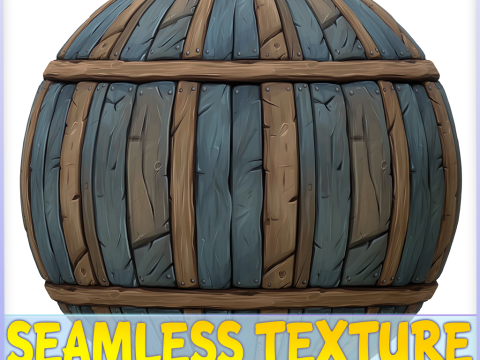 Stylized Wood Seamless Texture CG Textures