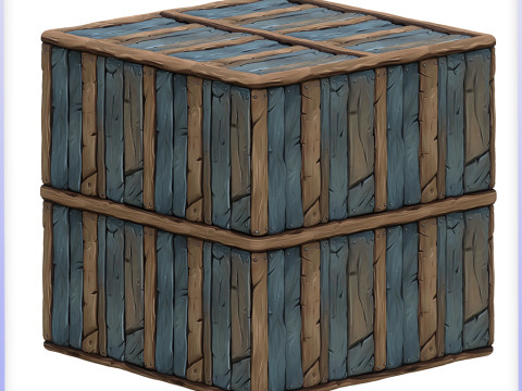 Stylized Wood Seamless Texture CG テクスチャ