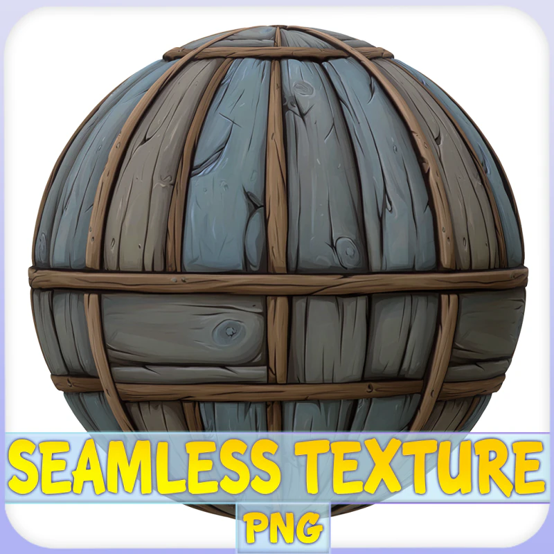 Stylized Wood Seamless Texture CG Textures .c4d .max .obj .3ds .fbx .stl .blend 