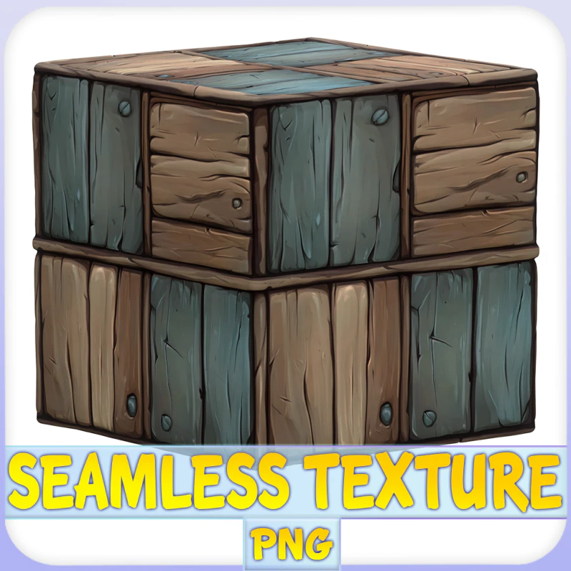 Stylized Wood Seamless Texture CG Textures .c4d .max .obj .3ds .fbx .stl .blend