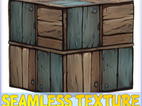 Stylized Wood Seamless Texture CG 纹理