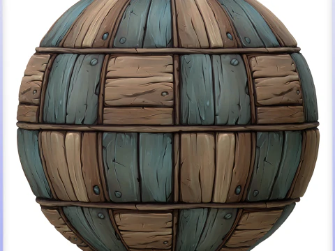 Stylized Wood Seamless Texture CG Textures