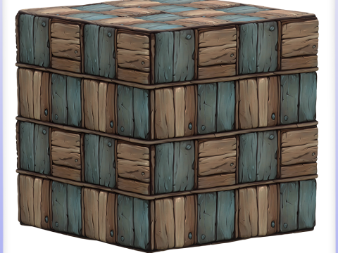 Stylized Wood Seamless Texture CG टेक्स्चर्स