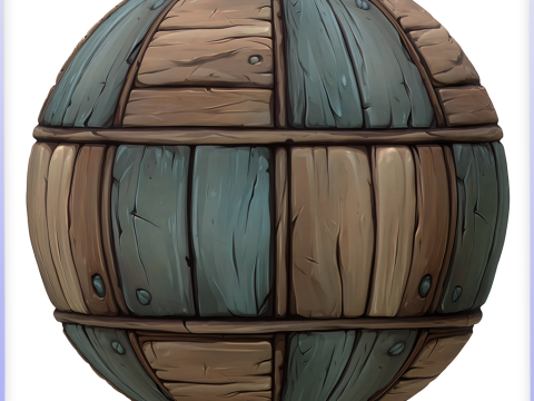 Stylized Wood Seamless Texture CG टेक्स्चर्स