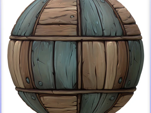 Stylized Wood Seamless Texture CG Textures