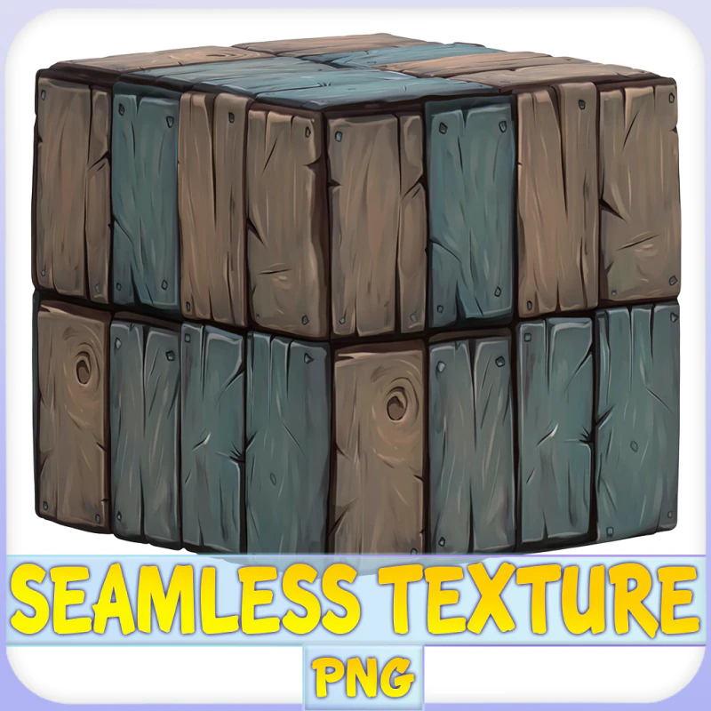 Stylized Wood Seamless Texture CG Textures .c4d .max .obj .3ds .fbx .stl .blend