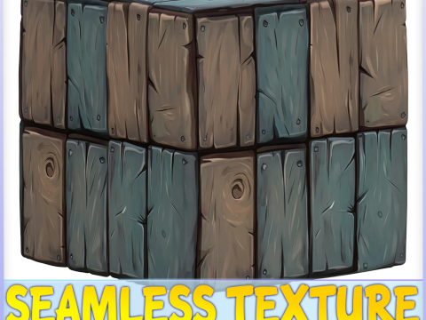 Stylized Wood Seamless Texture CG Текстури