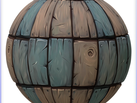 Stylized Wood Seamless Texture CG Textures