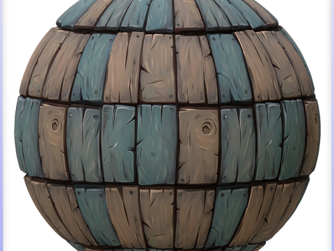 Stylized Wood Seamless Texture CG Textures
