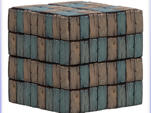 Stylized Wood Seamless Texture CG Textures