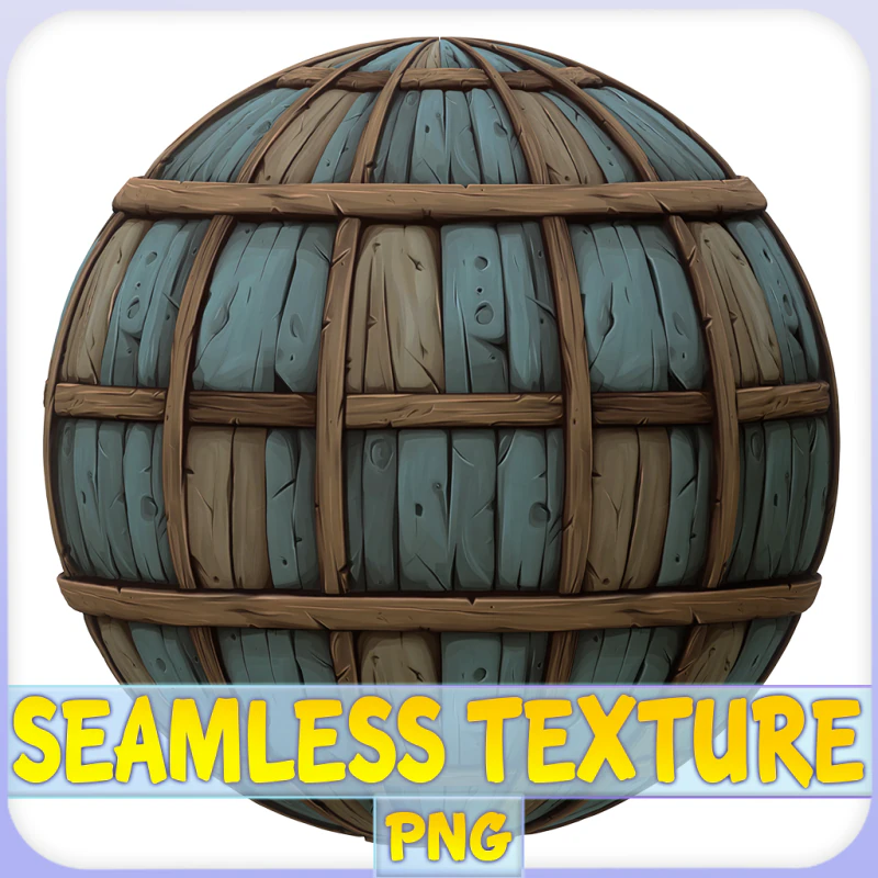 Stylized Wood Seamless Texture CG Textures .c4d .max .obj .3ds .fbx .stl .blend