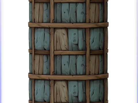 Stylized Wood Seamless Texture CG Текстуры