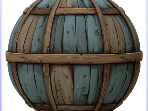 Stylized Wood Seamless Texture CG Textures