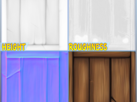 Stylized Wood Seamless Texture CG Dokuları