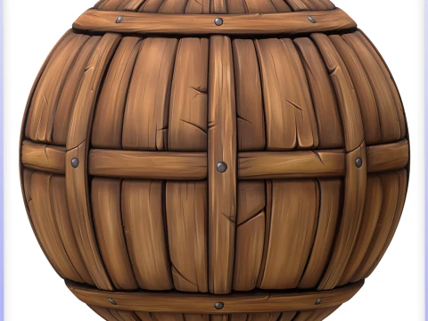 Stylized Wood Seamless Texture CG Textures