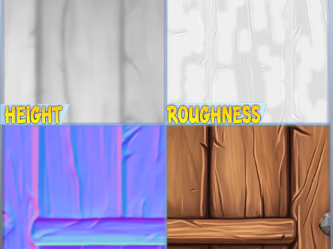 Struttura senza giunte di legno stilizzato CG Textures