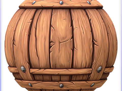 Stylized Wood Seamless Texture CG Textures