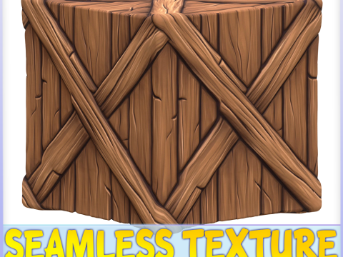 Stylized Wood Seamless Texture CG Textures